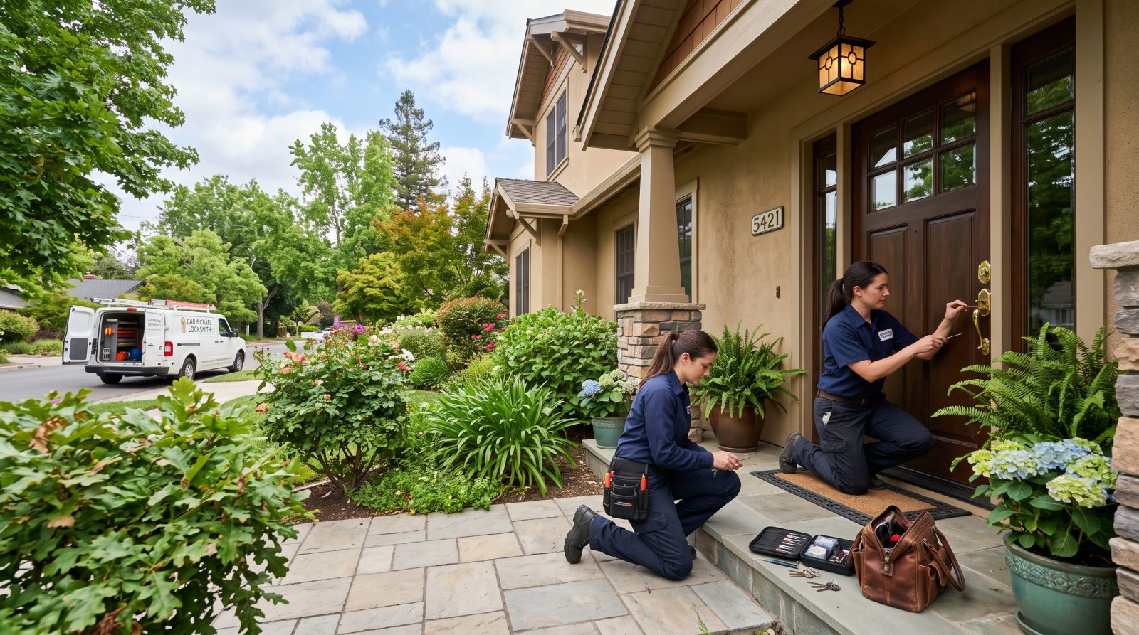 Locksmith service in Carmichael