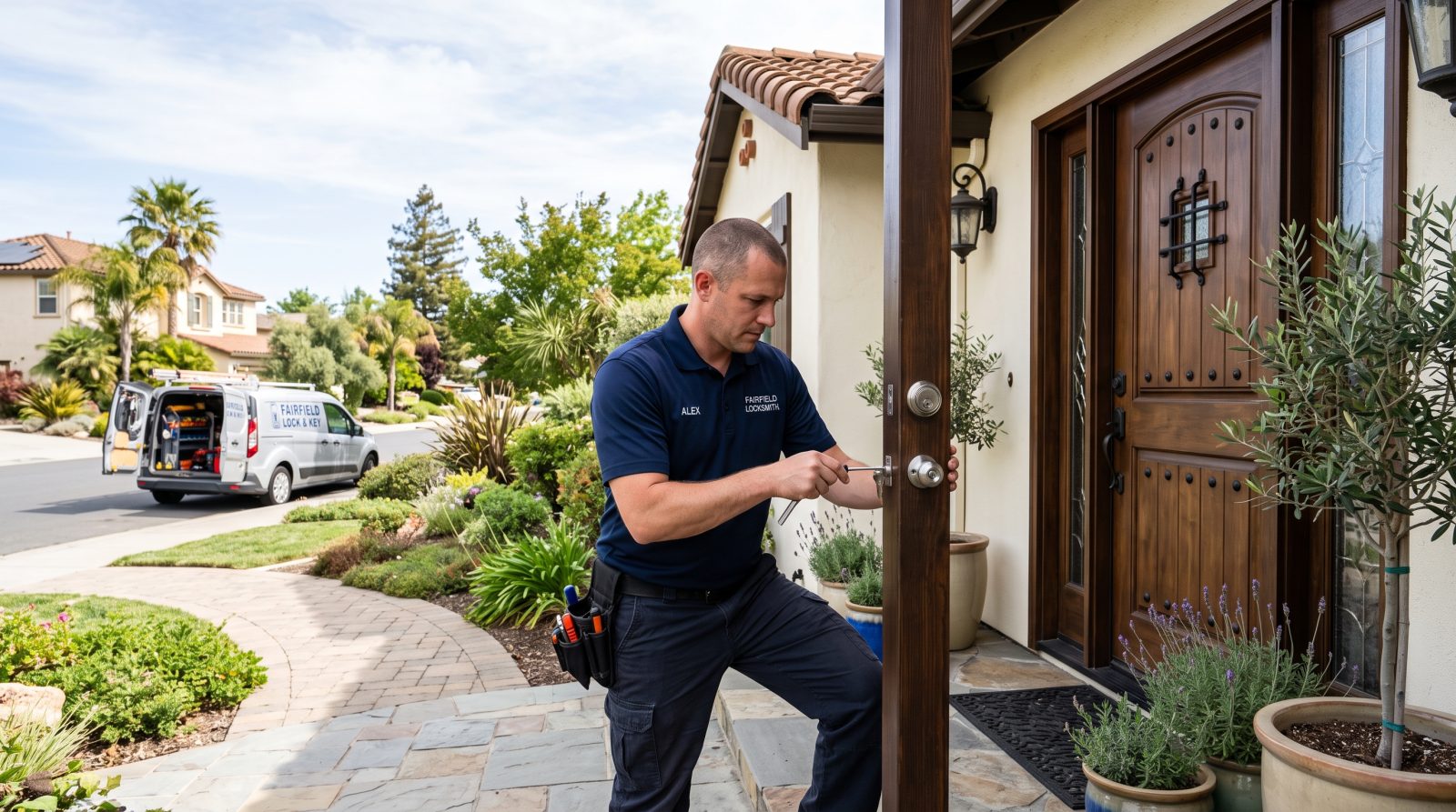 Locksmith service in Fairfield