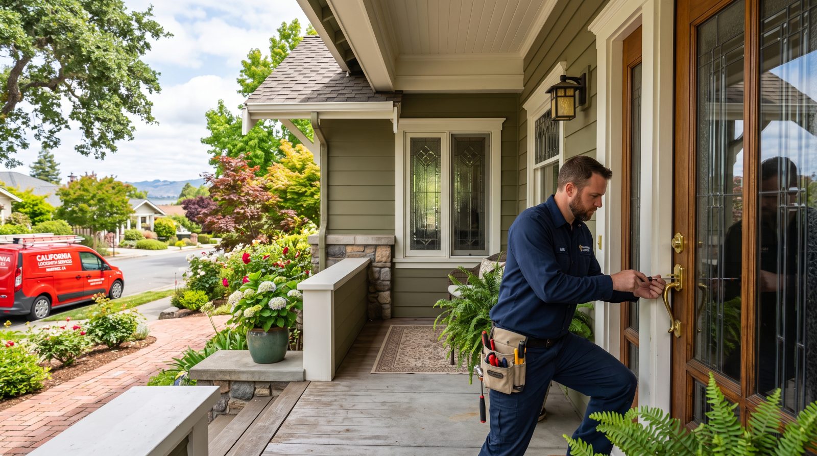 Locksmith service in Martinez