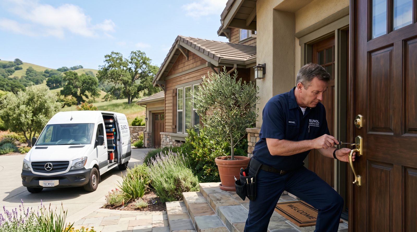 Locksmith service in Sunol